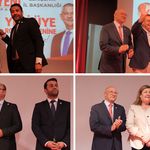 Ayşe Ünlüce ve ilçe belediye başkanlarına YENİ Parti rozeti takıldı