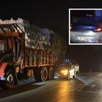 Eskişehir’de korkutan anlar! Otomobil kamyona arkadan çarptı