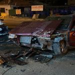 Eskişehir'de feci çarpışma: Araç hurdaya döndü