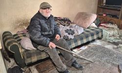 Eskişehir'de metruk evde tek başına yaşam mücadelesi verdi
