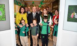 Eskişehir’de miniklerden Yeşilay Haftası sergisi