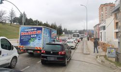 Arefe günü Eskişehir’de trafik kilitlendi