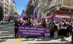 Eskişehir'de kadınlar yaşam ve özgürlük için yürüdü