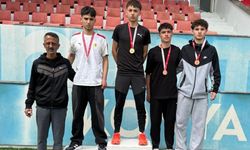 Eskişehirli atletler Konya'dan madalya ile döndü