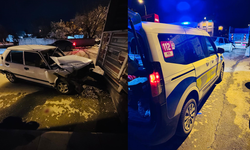 Eskişehir'de alkollü sürücü kamyonete çarptı!