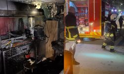 Eskişehir'de iş yerinde yangın paniği