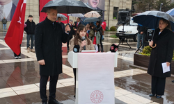 Eskişehir'de yağmur altında 23 Nisan coşkusu