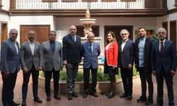 ESO Başkanı Kesikbaş Yılmaz Büyükerşen ile buluştu