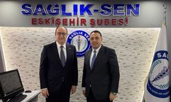 Mustafa Dündar Ünlü’den Sağlık-Sen’e ziyaret