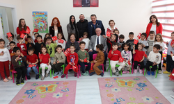 Şerife Aysel Erkara'dan miniklere anlamlı ziyaret