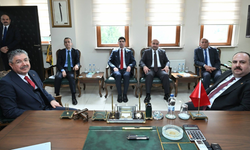 Vali Yılmaz'dan Başkan Serhat Hamamcı'ya ziyaret