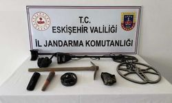 Eskişehir’de definecilere operasyon: 2 kişi yakalandı