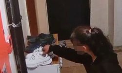 Eskişehir'de ayakkabı hırsızları böyle görüntülendi