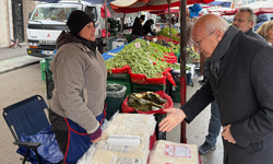 Eskişehir’de çarşıda, pazarda vatandaşlarla buluştular