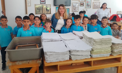 Eskişehir'de minik öğrencileri ‘geri dönüşümü öğrendi