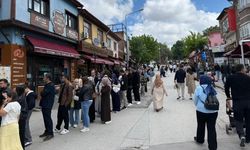 Odunpazarı bayramda da kalabalık