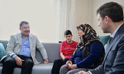 Vali Yılmaz'dan Doğan ailesine bayram ziyareti