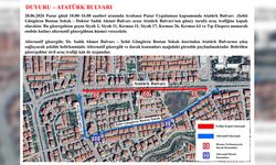 Atatürk Bulvarı'nda “Arabasız Pazar” düzenlemesi