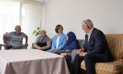 Başkan Ünlüce'den kıdemli vatandaşa ziyaret