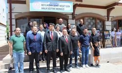 Beylikovalı kursiyerler belgelerini aldı
