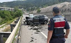 Eskişehir karayolu üzerinde kaza: 2 yaralı