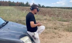 Eskişehir'de kaybolan gebe inek dron ile aranıyor