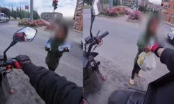 Eskişehir’de kurye jesti: Paketi çocuklara verdi