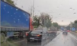 Eskişehir’de şiddetli yağışlar beraberinde kazaları da getirdi
