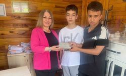 Eskişehir'de çocuklardan örnek davranış