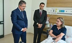 Vali Yılmaz'dan şehitin kardeşine geçmiş olsun ziyareti
