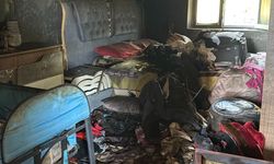 22 kişilik aile yangından son anda kurtuldu