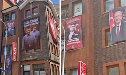 CHP Eskişehir İl Binası'na Kemal Kılıçdaroğlu’nun posteri asıldı