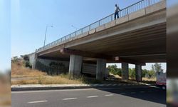 Eskişehir-Afyonkarahisar yolunda trafiği durduran olay