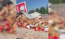 Eskişehir-Ankara yolunda korkutan kaza: Tır istasyona girdi