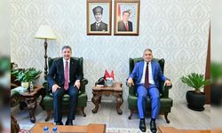 Eskişehir Cumhuriyet Başsavcılığına atanan Deniz, Vali Yılmaz’ı ziyaret etti