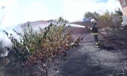 Eskişehir Sivrihisar'da korkutan yangın