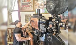 Eskişehir'de 98 yıllık tarihi sinema makinesi sergileniyor