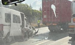 Eskişehir'de Çevre Yolu'nda korkutan kaza