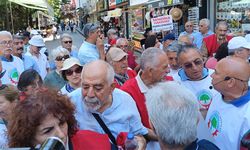Eskişehir'de emekliler eyleminde Başkanlar kavga etti