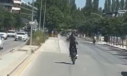 Eskişehir'de kasksız ve plakasız sürüş
