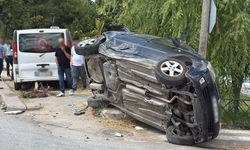 Eskişehir'de korku dolu anlar! Dolmuş ile otomobil çarpıştı: 8 yaralı