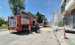 Eskişehir'de korkutan iş yeri yangını
