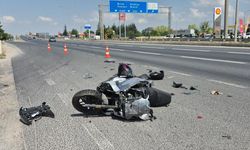 Eskişehir'de motosiklet kazası: 1 yaralı