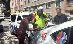 Eskişehir'de sahte plakalı kamyonetin sürücüsüne ağır fatura