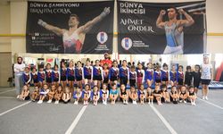 Cimnastikte 500 çocuk sporla buluşuyor