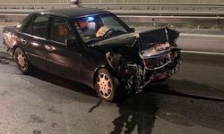 Eskişehir Çevre Yolu'nda iki otomobil çarpıştı