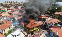 Eskişehir Tarihi Odunpazarı Evleri'nde korkutan yangın