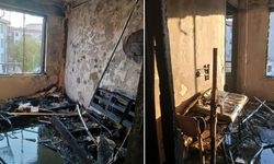 Eskişehir'de yangın: 5 kişi dumandan etkilendi