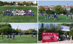 Eskişehir’de minik futbolcular sahaya çıktı! Zafer Bayramı coşkusu başladı