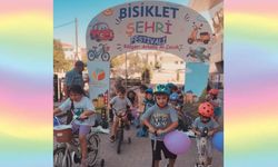 Eskişehir’de miniklerden renkli Bisiklet Festivali